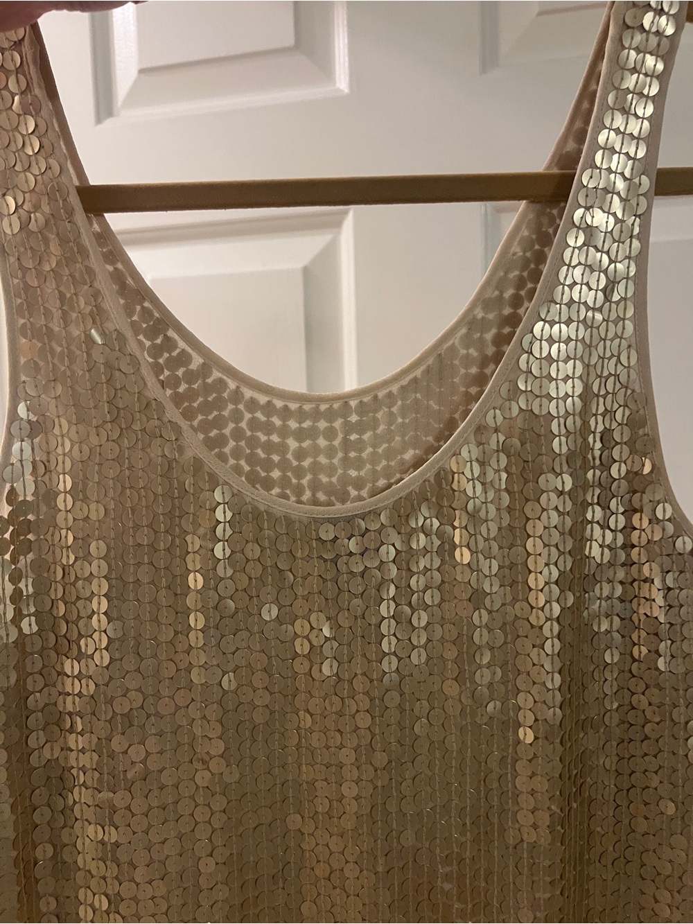 Haute Hippie Gold Sequin Mini Dress - Picture 3 of 4